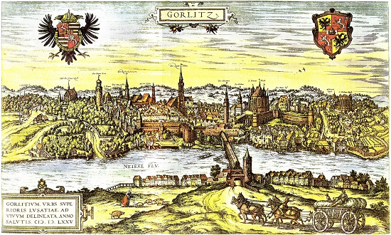 Zhořelec - Janovo sídelní město - na zobrazení z 16. století