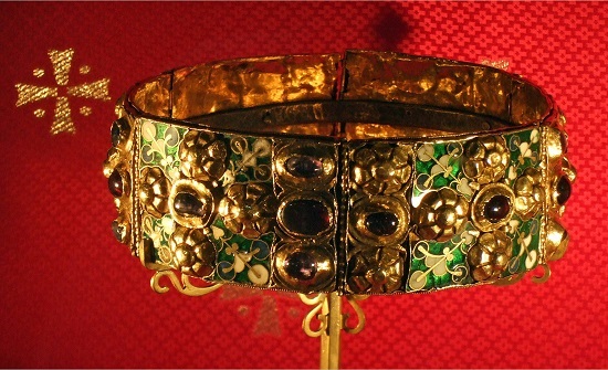 Železná koruna langobardských králů (autor fota James Steakley)