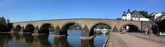 Most v Koblenci, postavený Balduinem Lucemburským (autor: Holger Weinandt) 