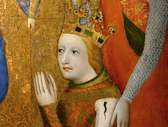 Václav IV. na tzv. votivním obraze Jana Očka z Vlašimi